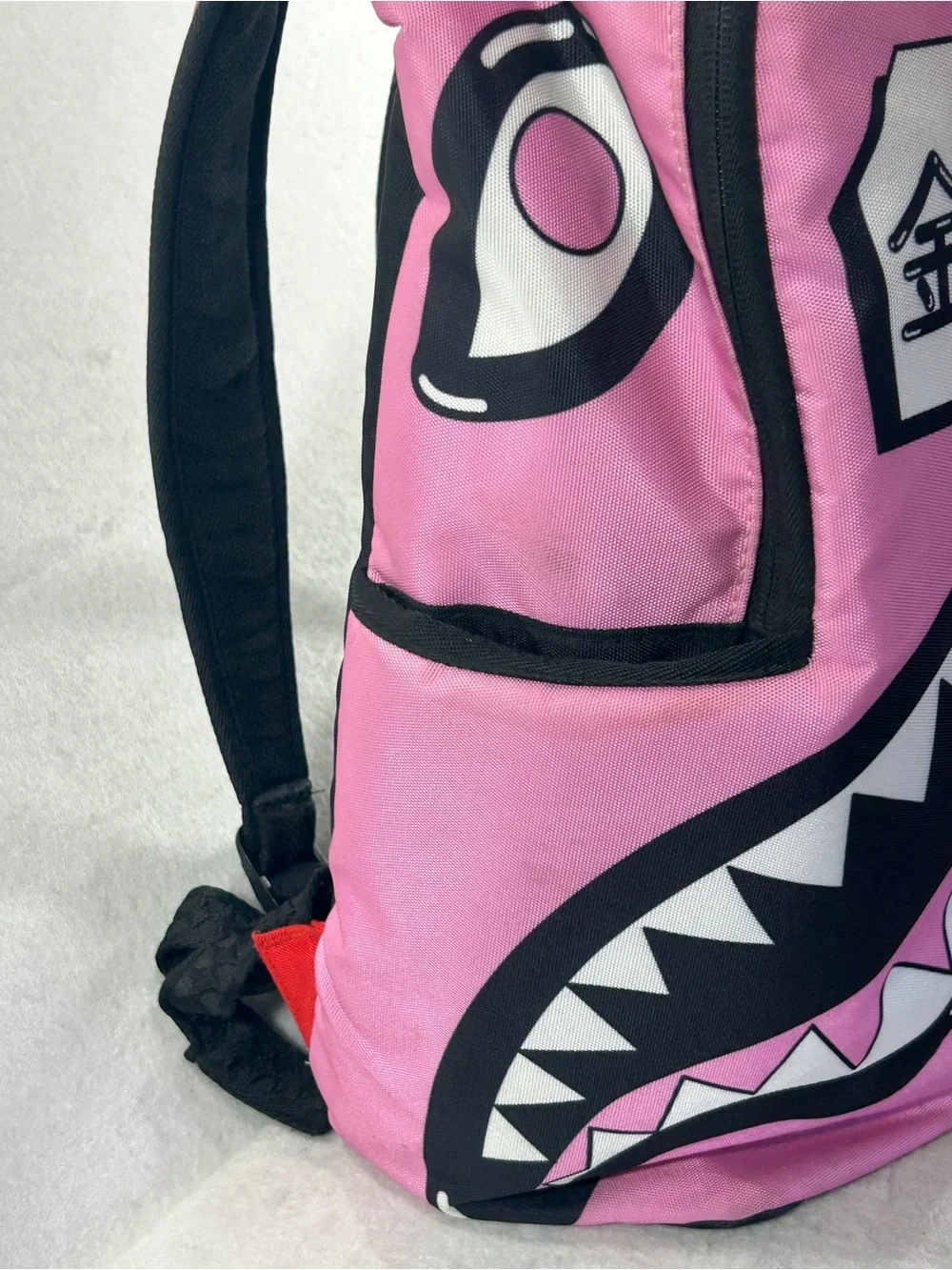 Sprayground Pink Shark Backpack Kanemochi Ni Naru Limited Edition EUC Rare